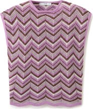 MANGO Open Stitch Zigzag Sweater