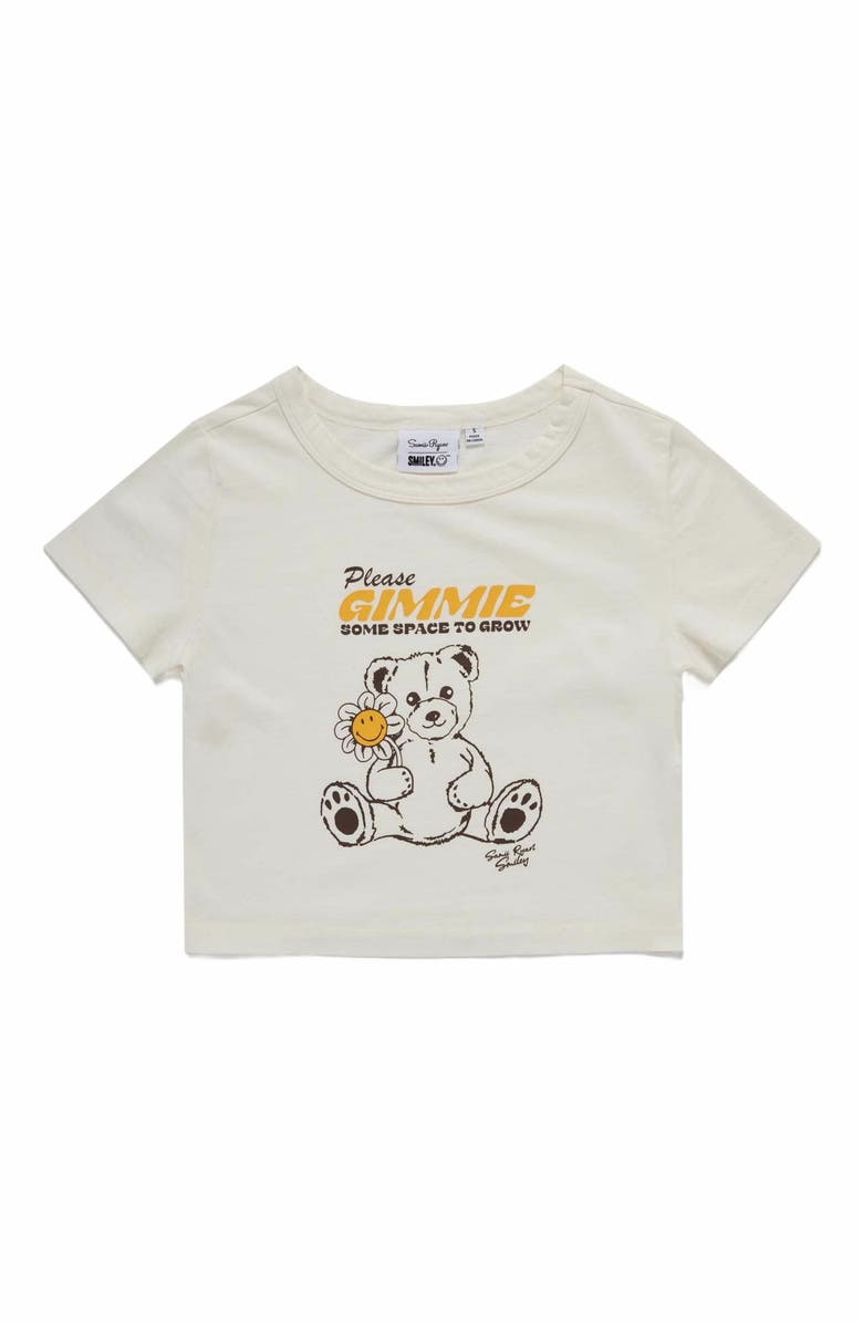 Samii Ryan GIMMIE SPACE BABY TEE, Alternate, color, White