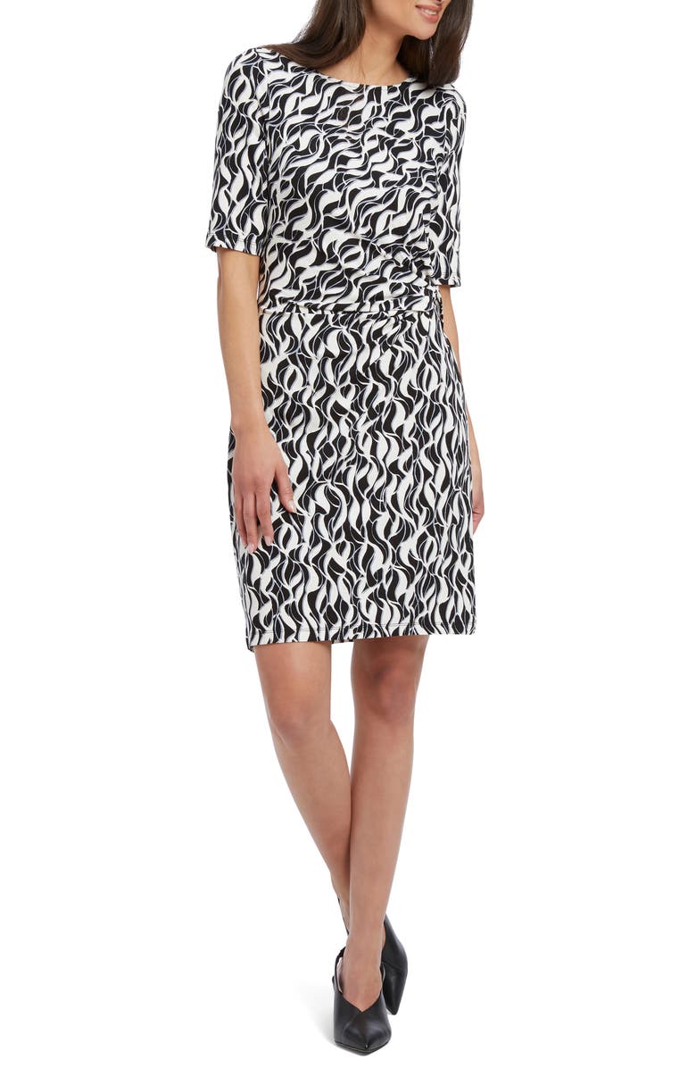 NIC+ZOE Lively Twist Sheath Dress, Main, color, 