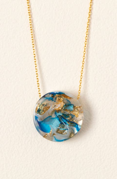 Abstract Earth Necklace By Belart Llc