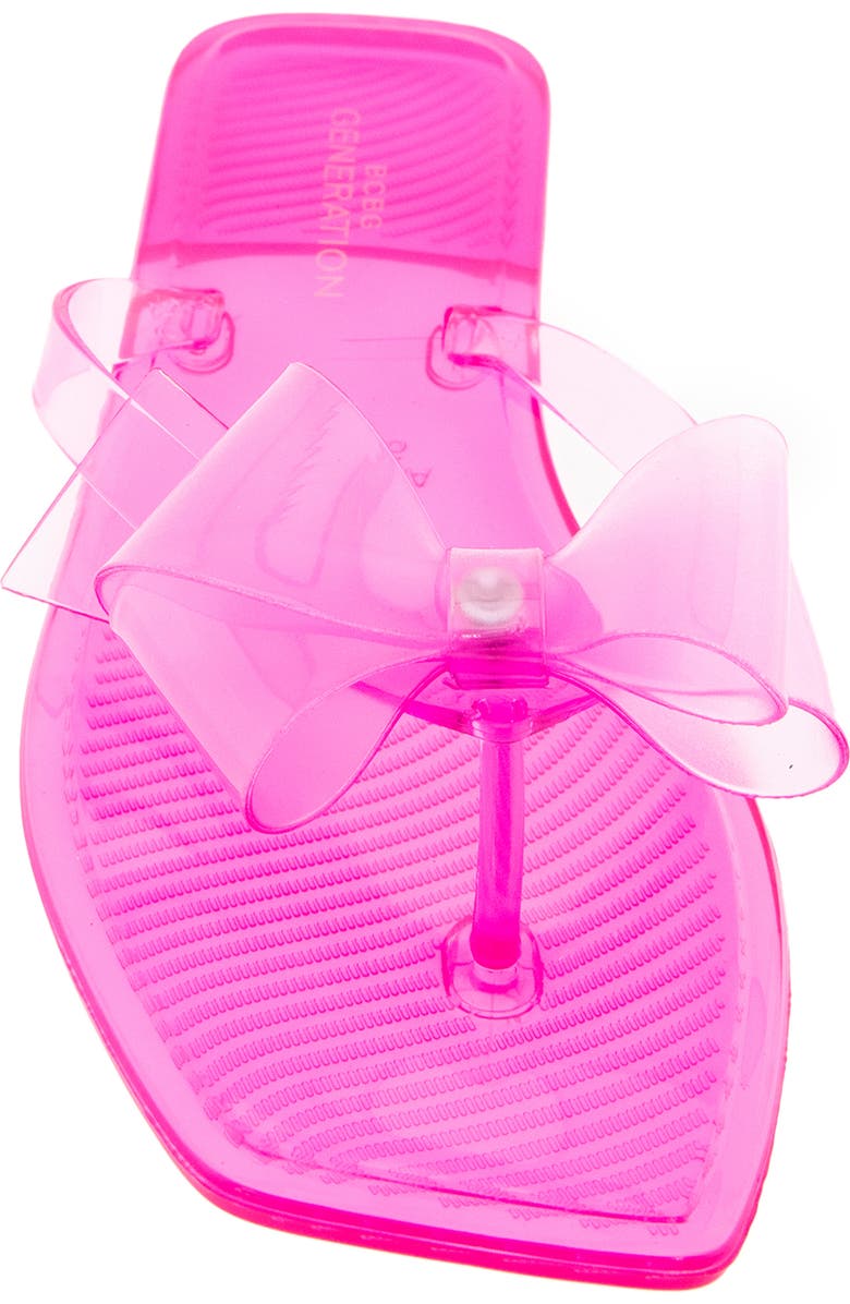 BCBGeneration Lima Bow Flip Flop, Alternate, color,