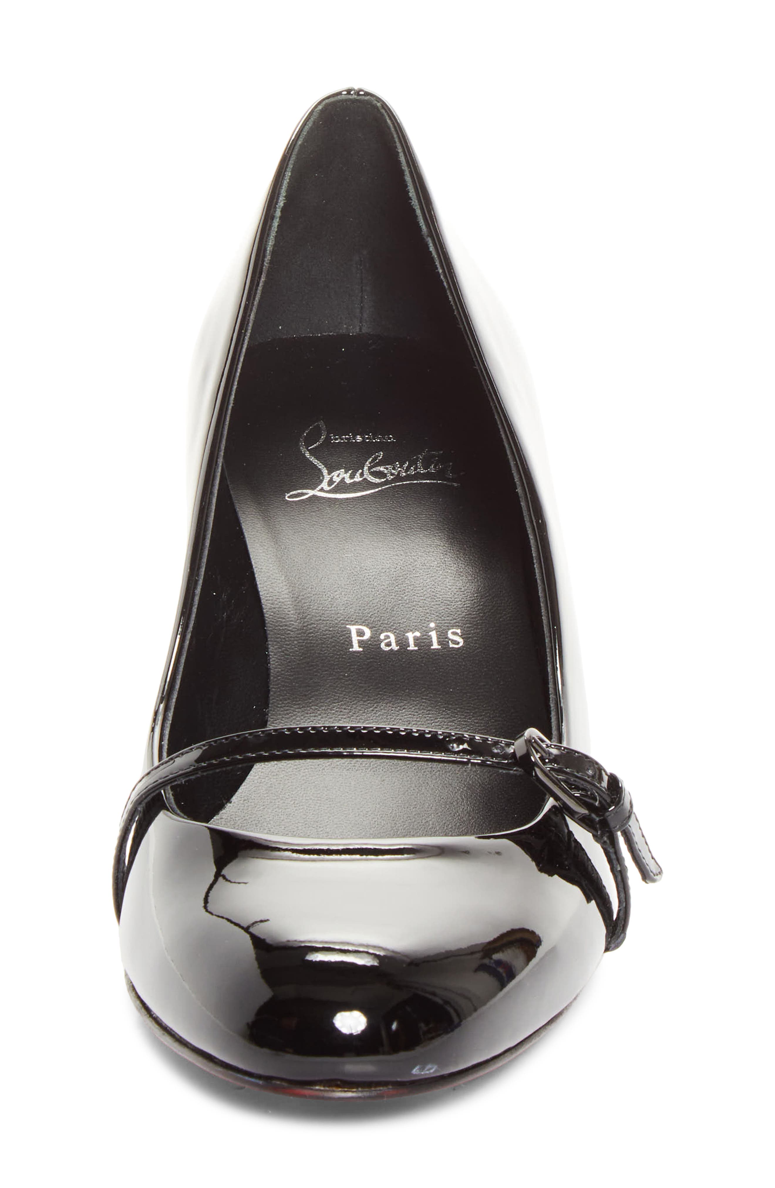 Jane Nina Patent Leather Pump, Alternate, color, B439 BLACK/ BLACK