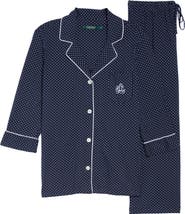 Lauren Ralph Lauren Knit Crop Cotton Pajamas