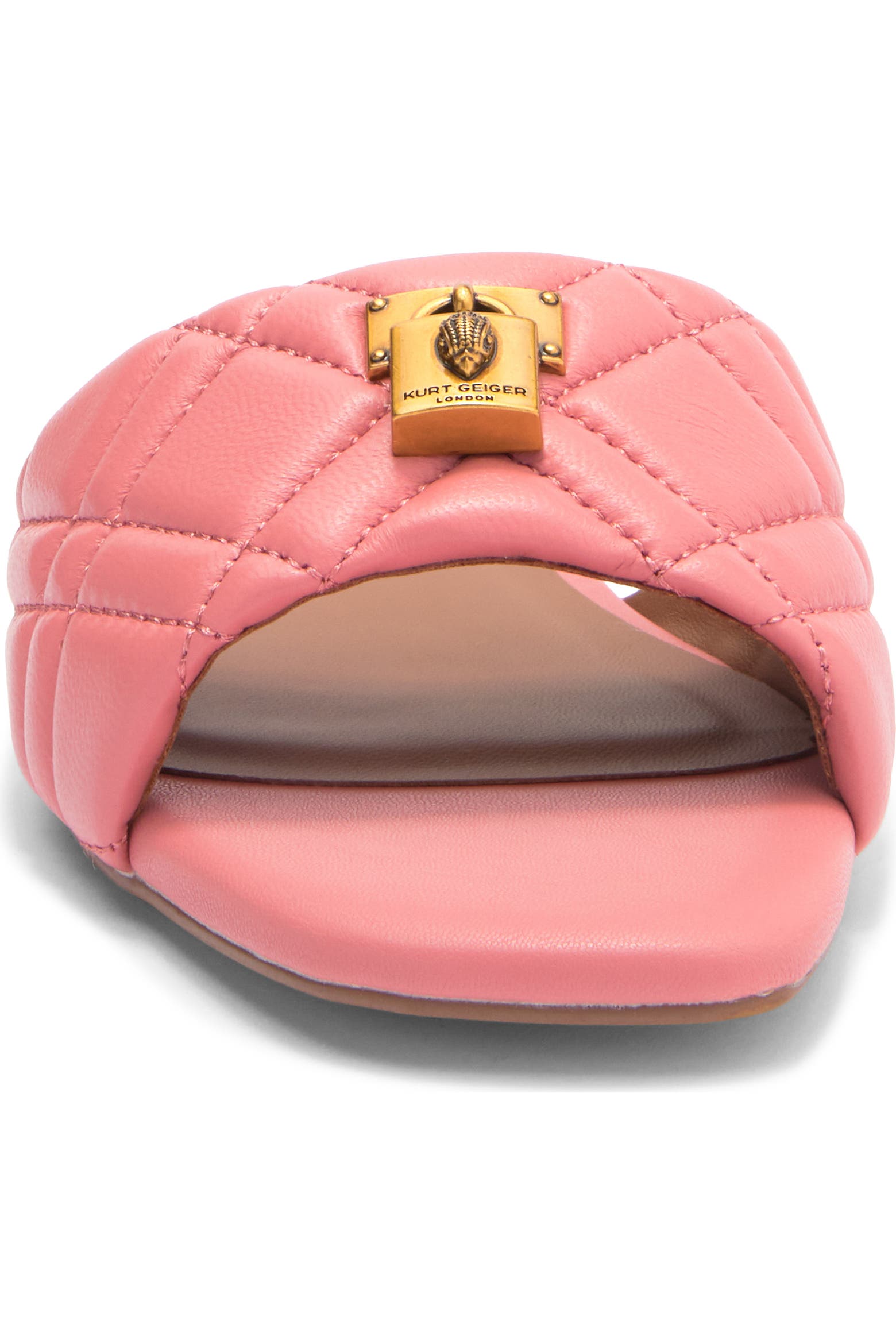 Sliding Rack Lock Kurt Geiger London Brixton Lock Slide Sandal (Women) | Nordstromrack