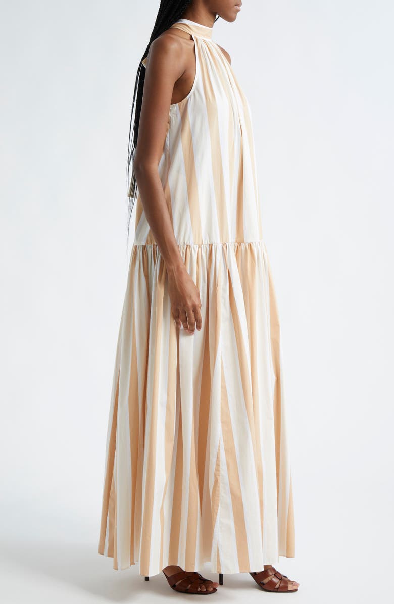 STAUD Stripe Cotton Sundress, Alternate, color,