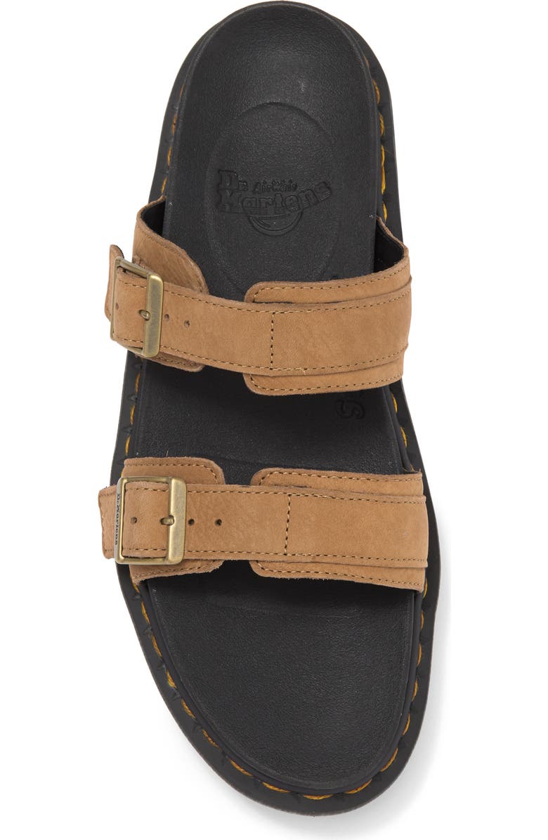 Dr. Martens Myles Platform Slide Sandal, Alternate, color, Savannah Tan Nubuck