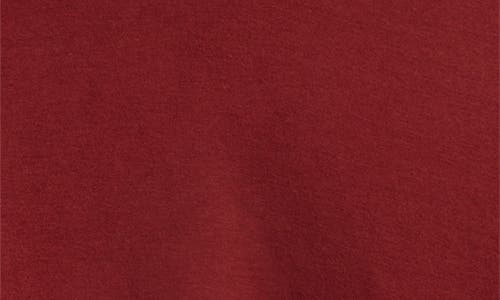 Skims Cotton Fleece Blend Classic Hoodie In Burgundy
