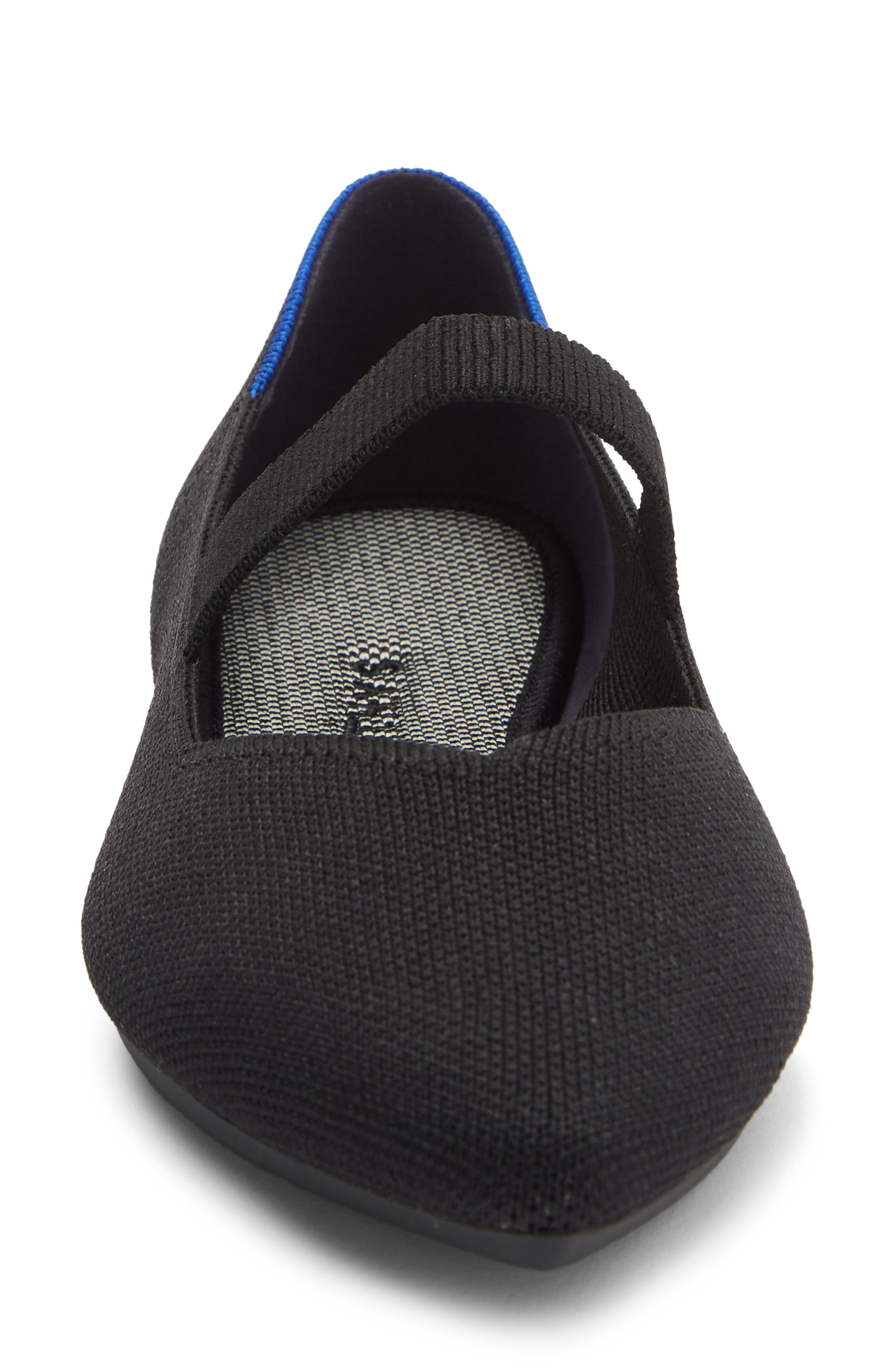 The Point Mary Jane Flat, Alternate, color, BLACK