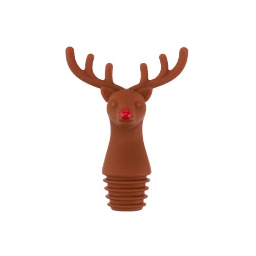TrueZoo Reindeer Bottle Stopper in Brown  product