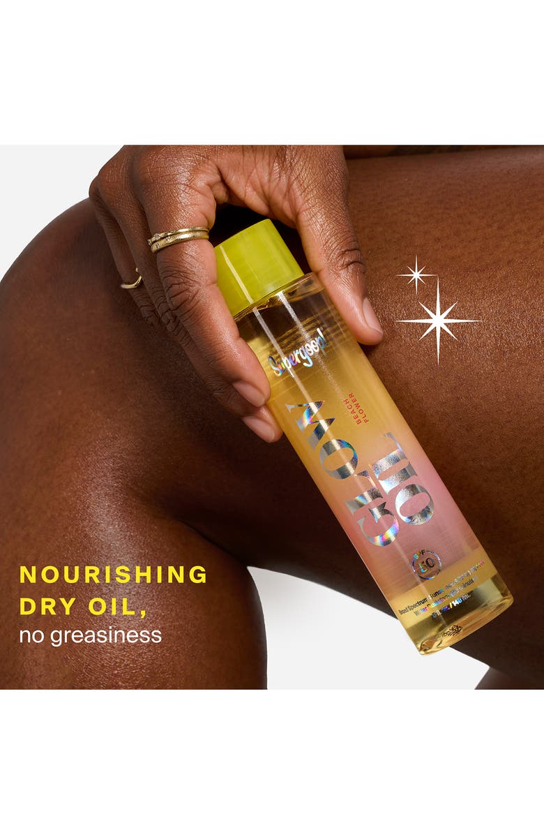 Supergoop!<sup>®</sup> Glow Oil SPF 50 Scented Sunscreen Body Oil, Alternate, color, Beach Flower