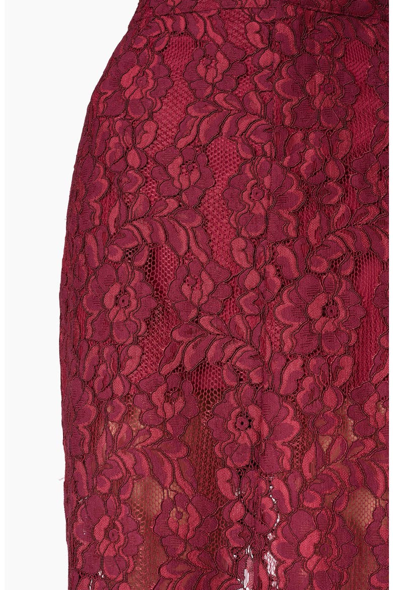 Osmond Lace Midi Skirt, Alternate, color, COMPOTE