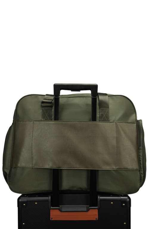 Elle Wayfarer 40l Monogram Weekender Duffel Bag In Green