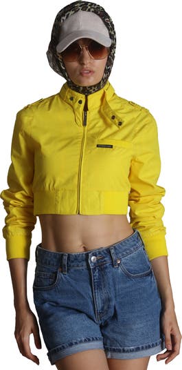 Women's Mini Cropped Racer Jacket