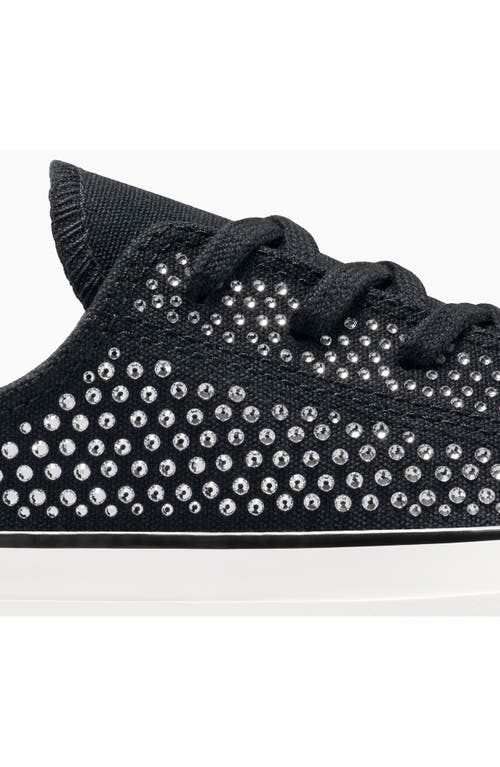 Converse Unisex Chuck 70 Swarovski® Embellished Canvas Low Top Sneaker In Black