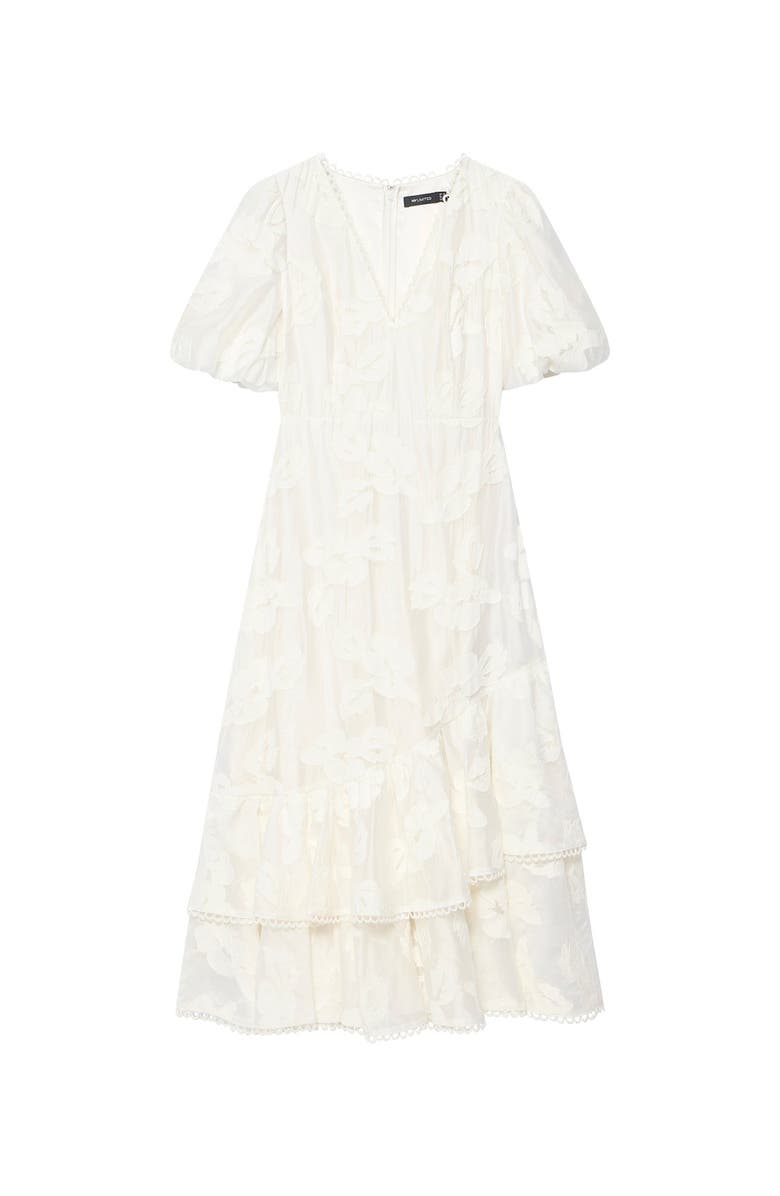 MINT VELVET Cotton Blend Floral Maxi Dress, Alternate, color, Ivory