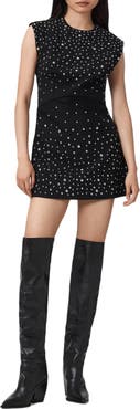 AllSaints Tamara Studded Minidress