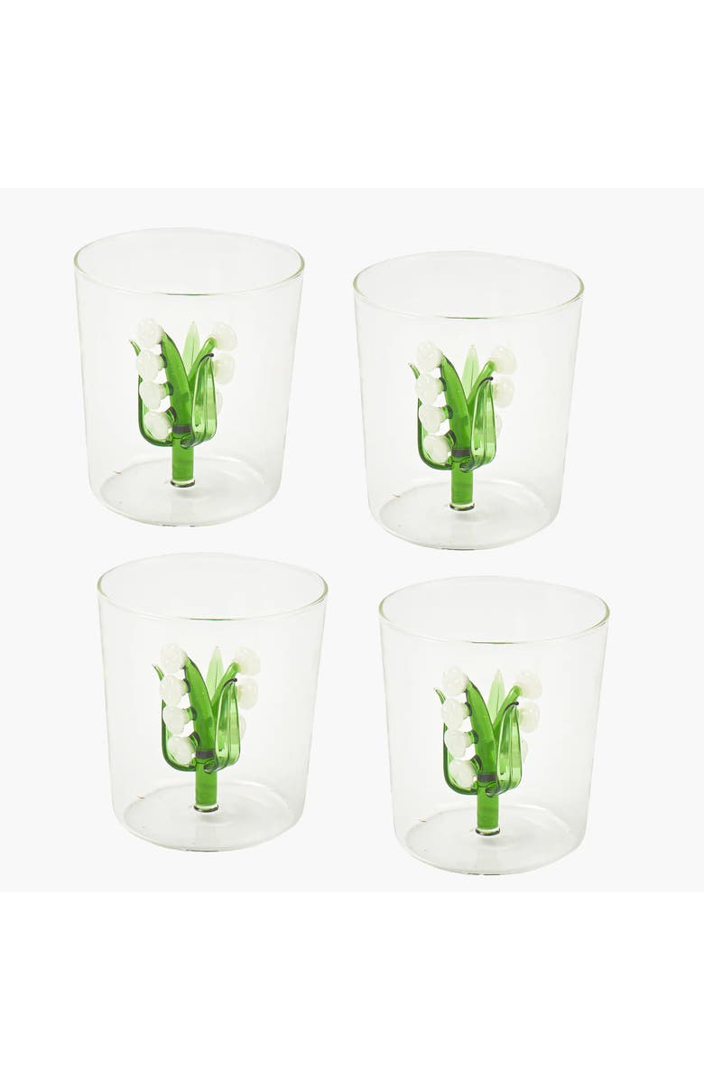 Mrs. Alice Lily of the Valley Glasses, Main, color, Green