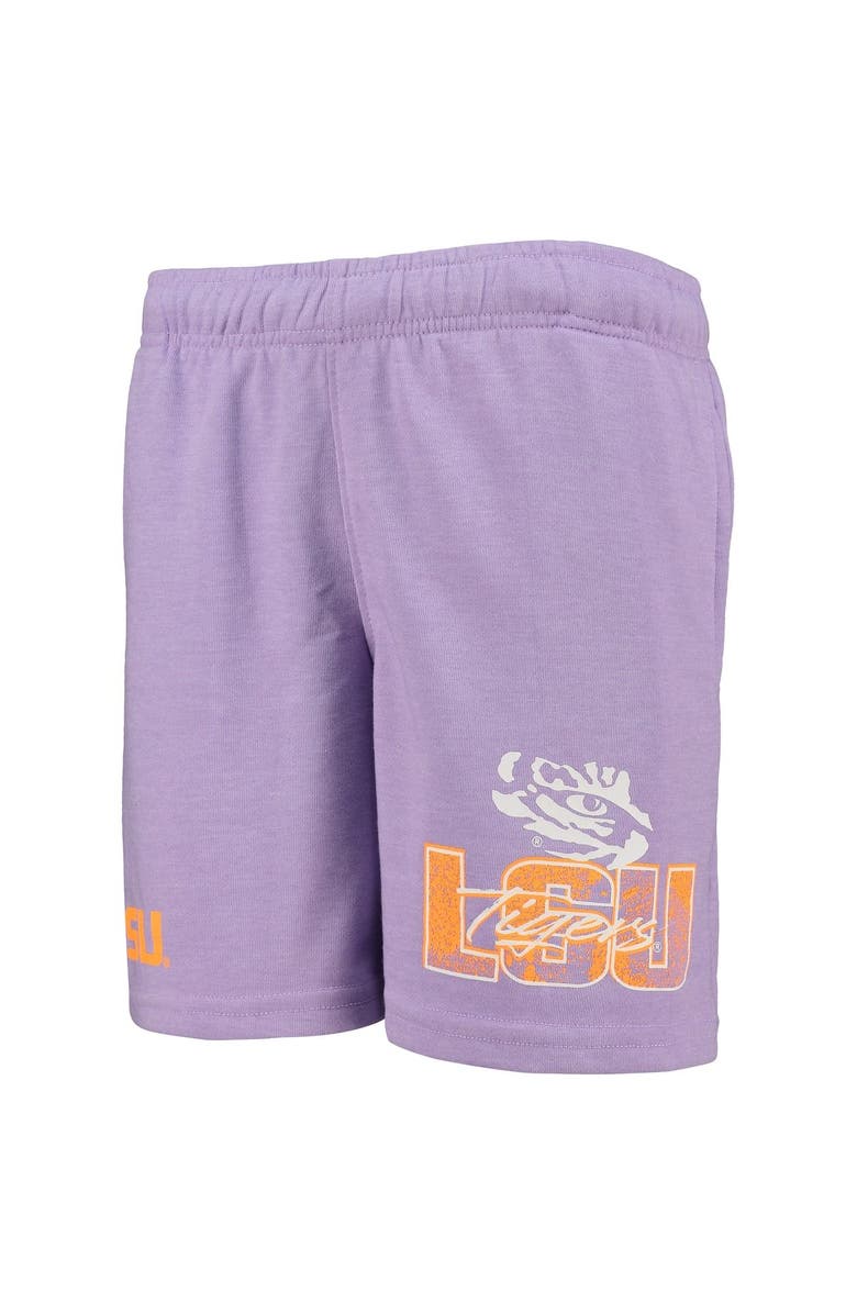 Outerstuff Youth Purple LSU Tigers Super Fresh Neon Daze Shorts, Alternate, color, 