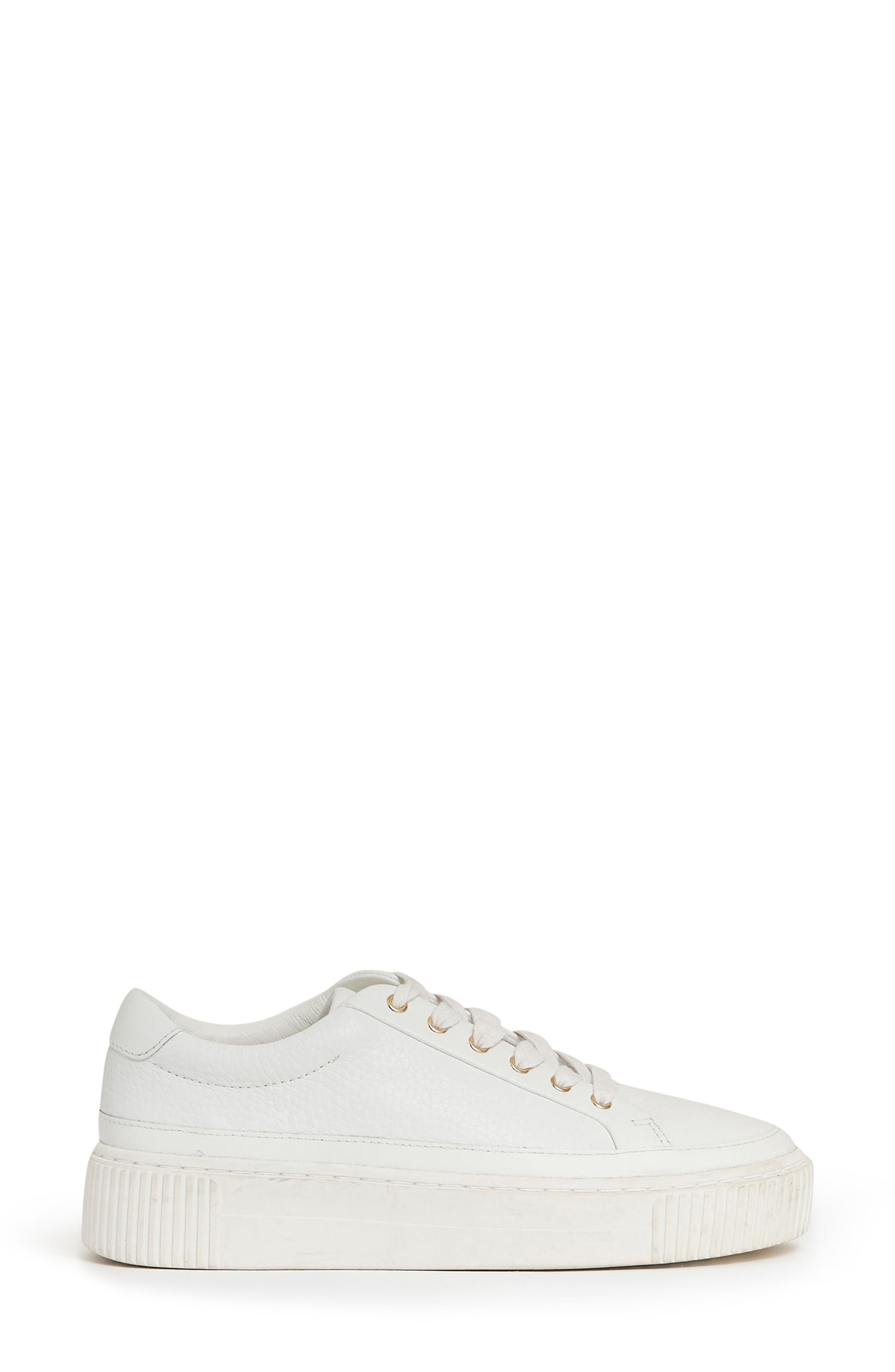 Reiss Leanne Platform Sneaker, Main, color, White