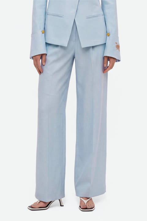 Fluid Wide Leg Trousers