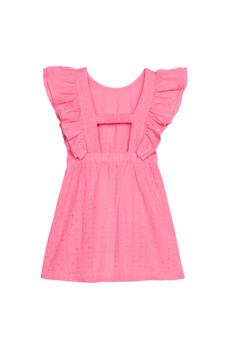 BISBY Kids' Embroidered Sadie Dress, Alternate, color, Taffy Pink Embroidery