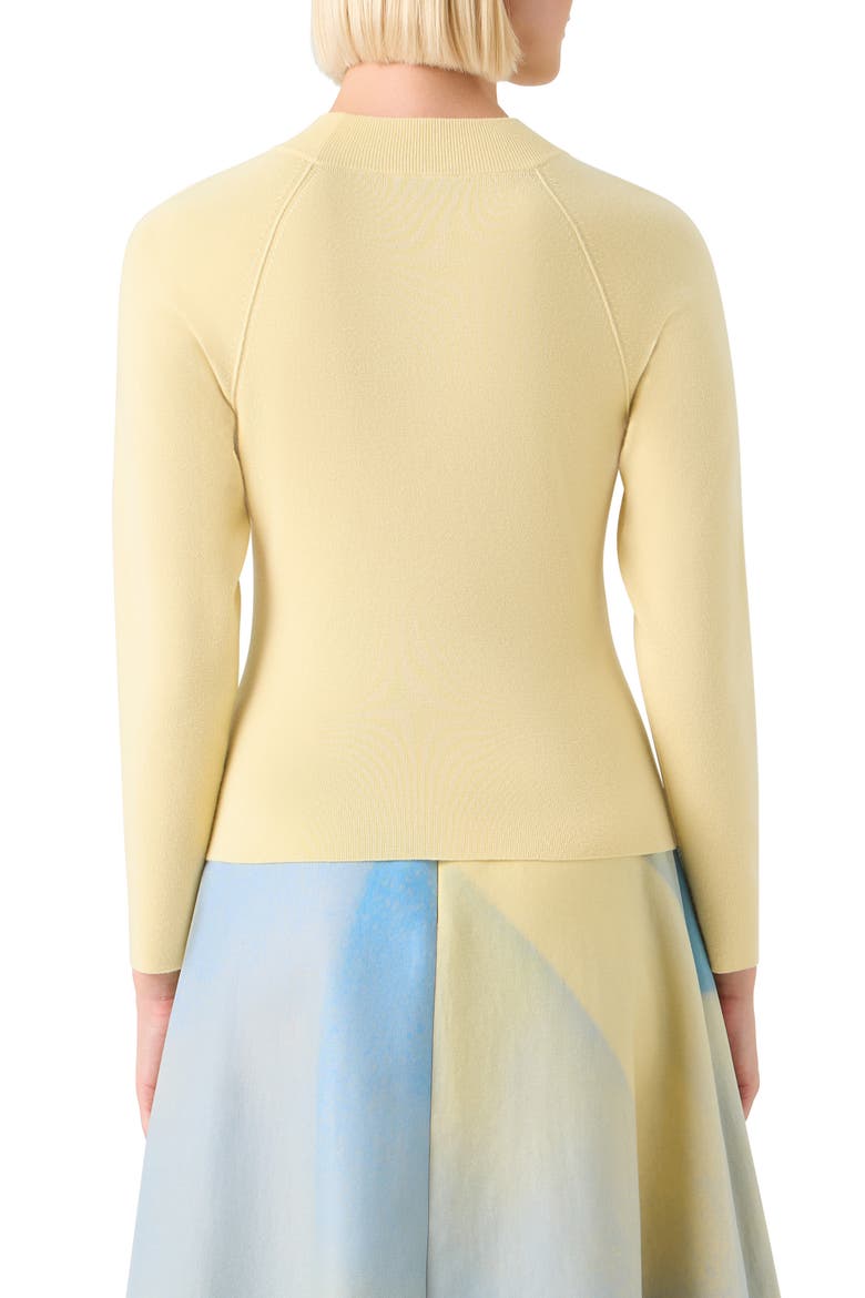 Cashmere & Silk Mock Neck Sweater, Alternate, color, SUN