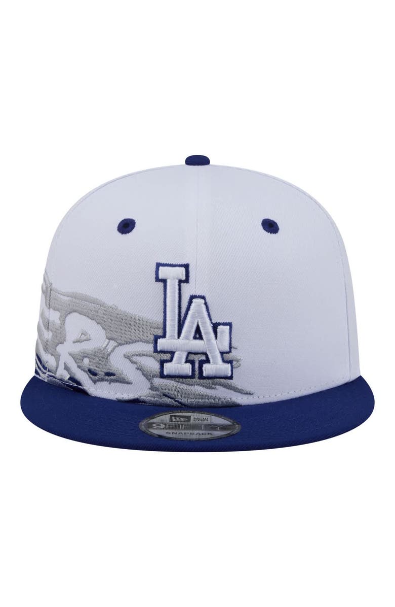 New Era Men's New Era White/Royal Los Angeles Dodgers 9FIFTY Snapback Hat, Alternate, color, White