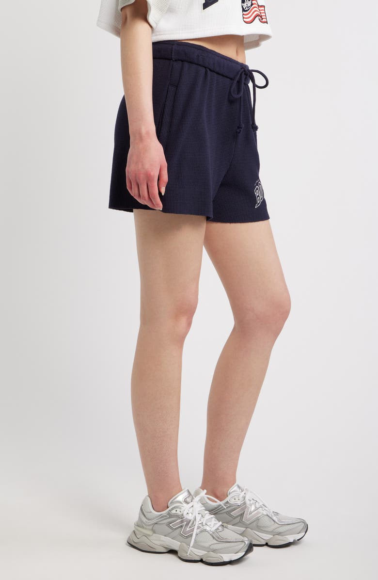BOYS LIE United States of Boys Lie Waffle Knit Shorts, Alternate, color, Navy
