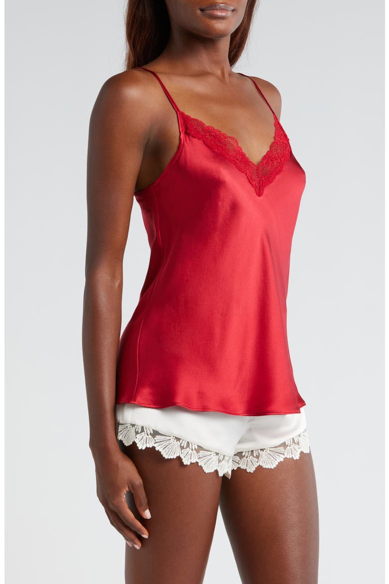 Milky Silk Camisole, Alternate, color, CARDINAL