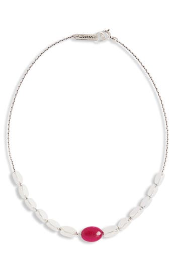 Isabel Marant Leotie Stud Necklace In White