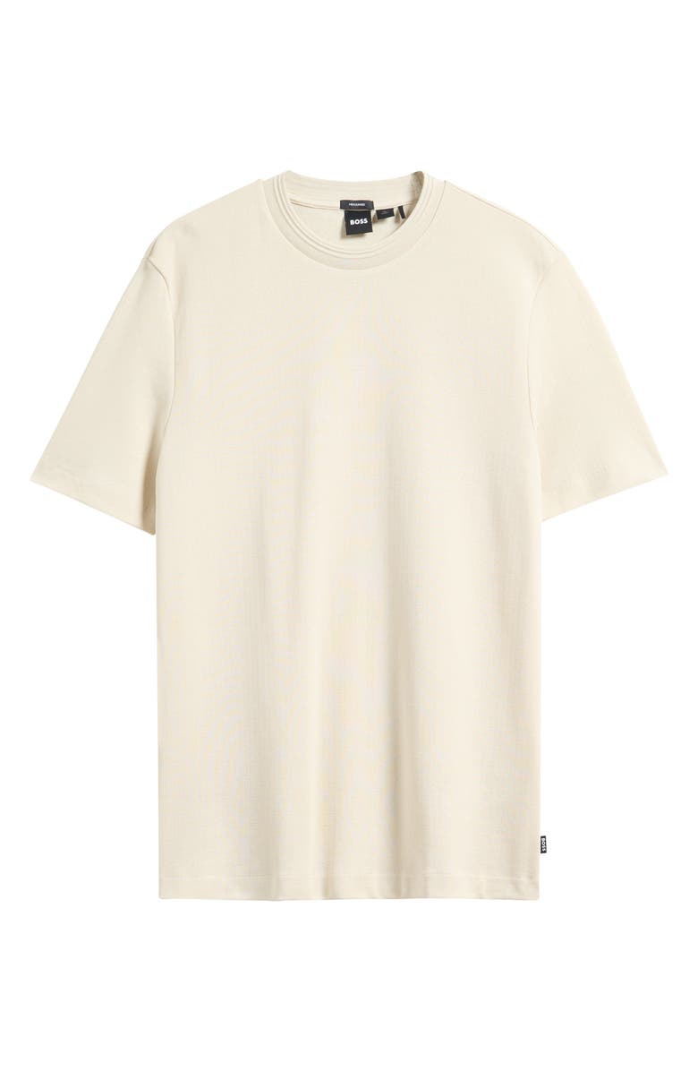 BOSS Thompson Cotton T-Shirt, Alternate, color, Open White