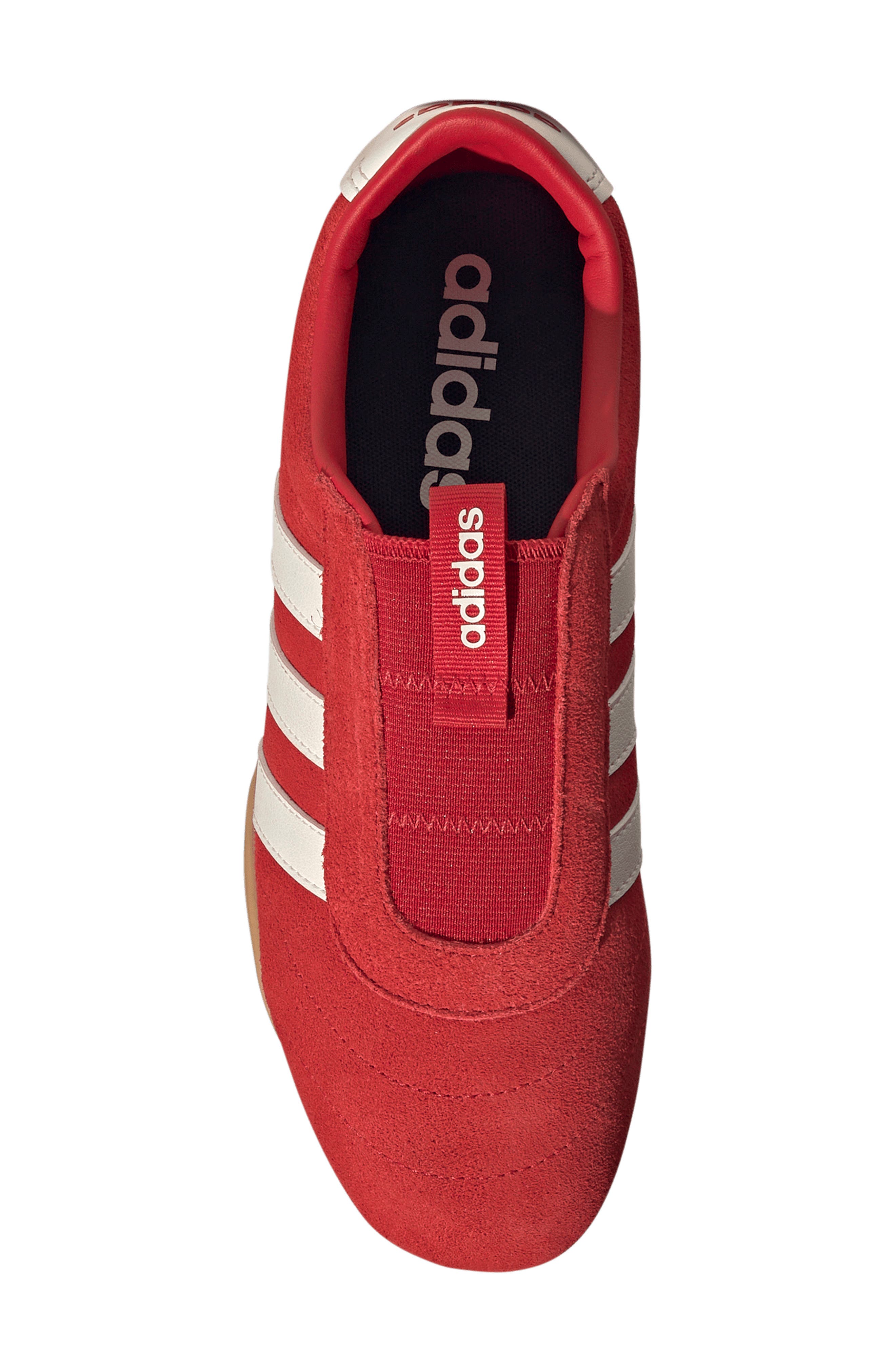 adidas Grand Court Lo Slip Sneaker, Alternate, color, Scarlet/ Off White/ Gum 3