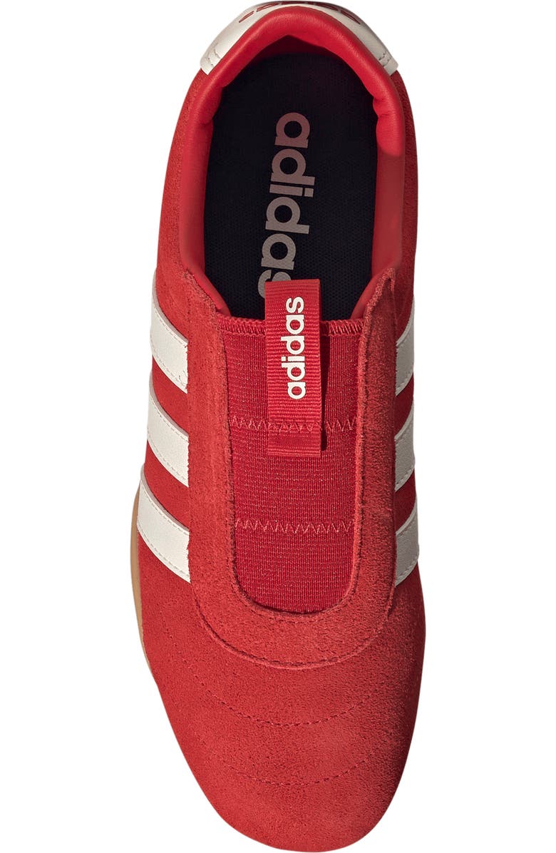 adidas Grand Court Lo Slip Sneaker, Alternate, color, Scarlet/ Off White/ Gum 3