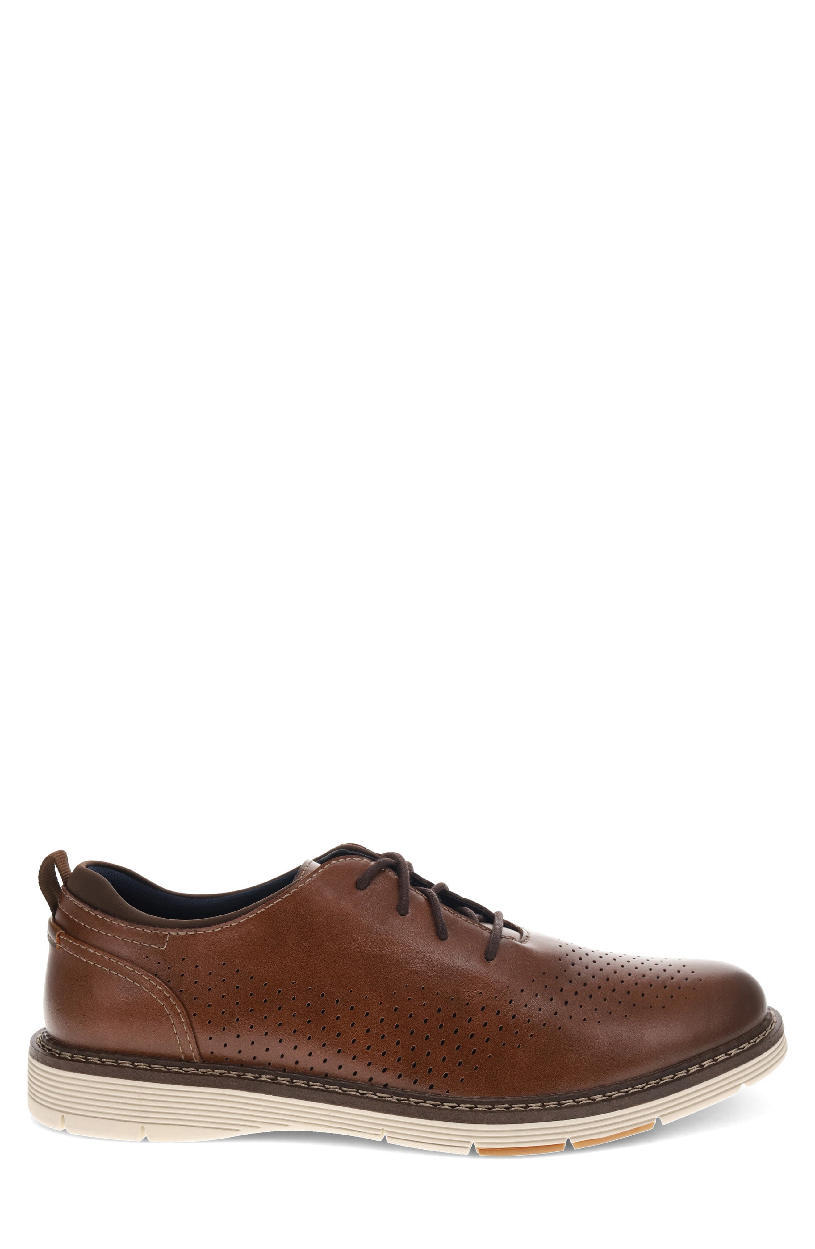 Elkton Plain Toe Oxford Sneaker, Alternate, color, COGNAC