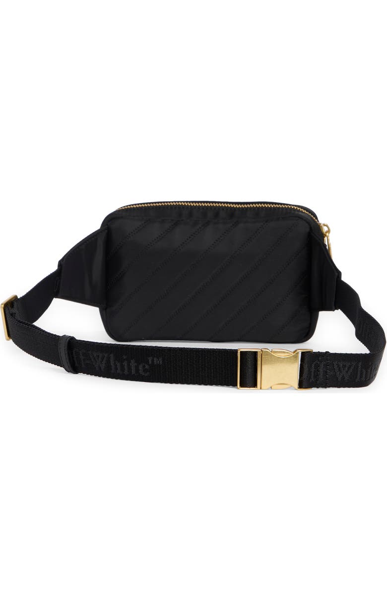 Off-White Waist Sling Bag, Alternate, color, Black