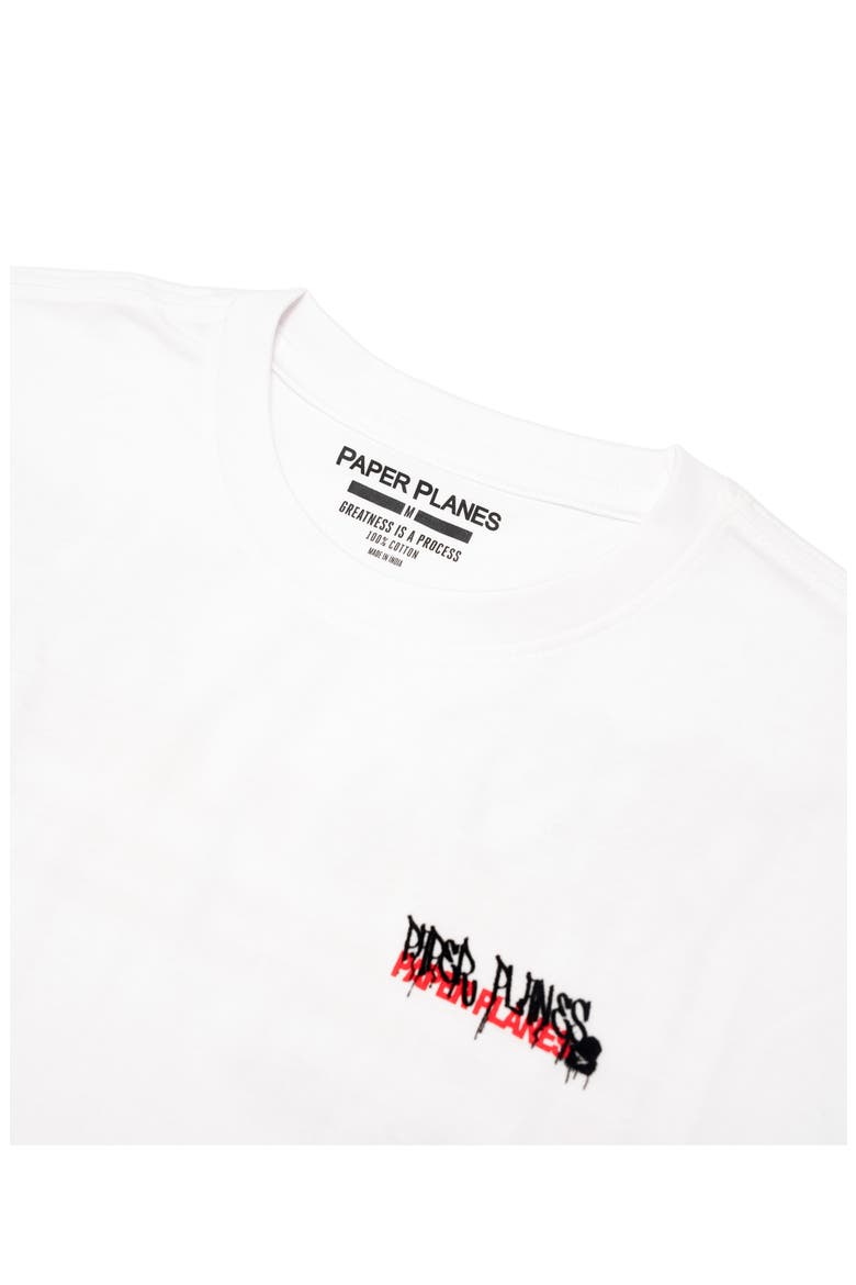 Planes Graffiti Cotton Graphic T-Shirt, Alternate, color, WHITE