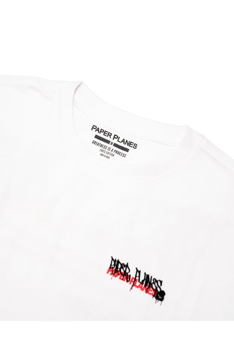 PAPER PLANES Planes Graffiti Cotton Graphic T-Shirt, Alternate, color, White