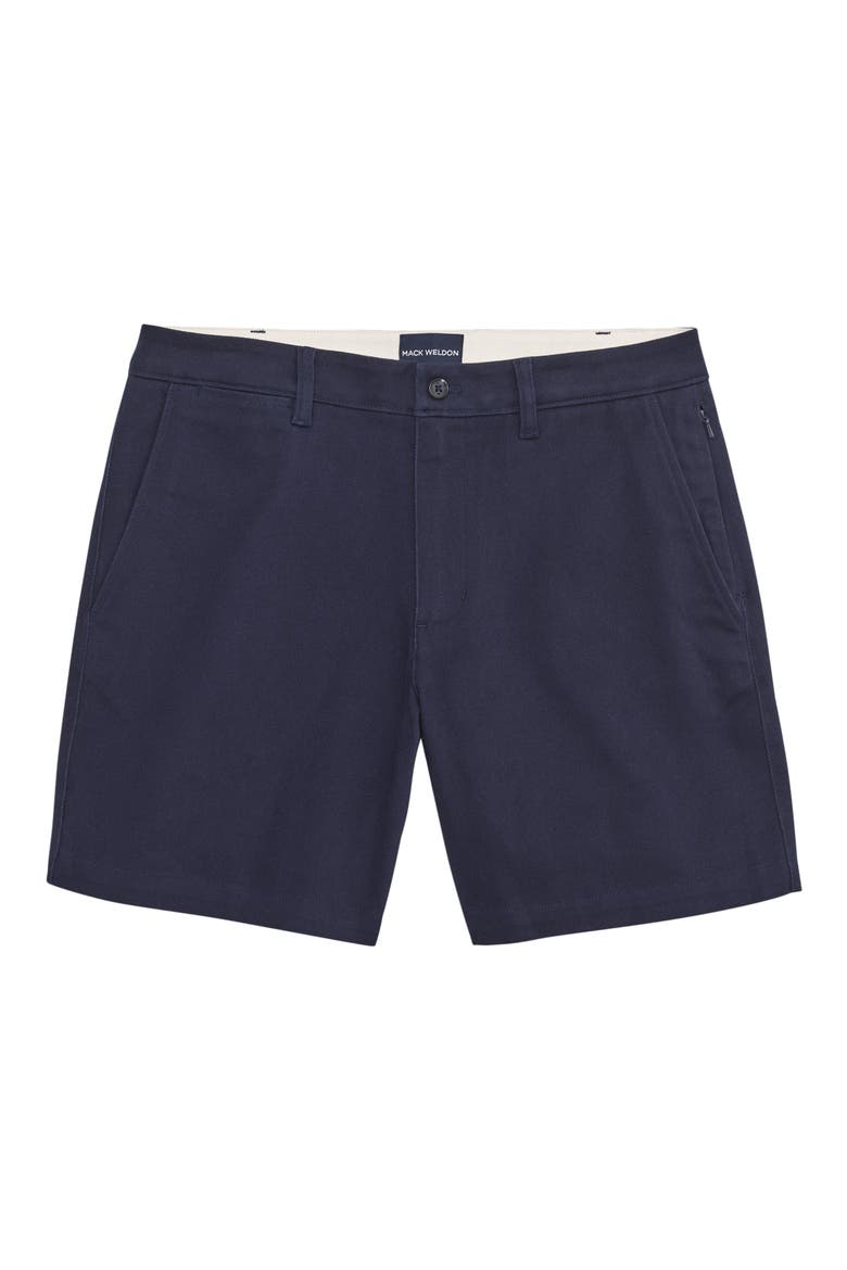 Stretch Twill Chino Shorts, Main, color, NIGHT SKY