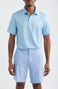 G/FORE Stripe Mesh Golf Polo