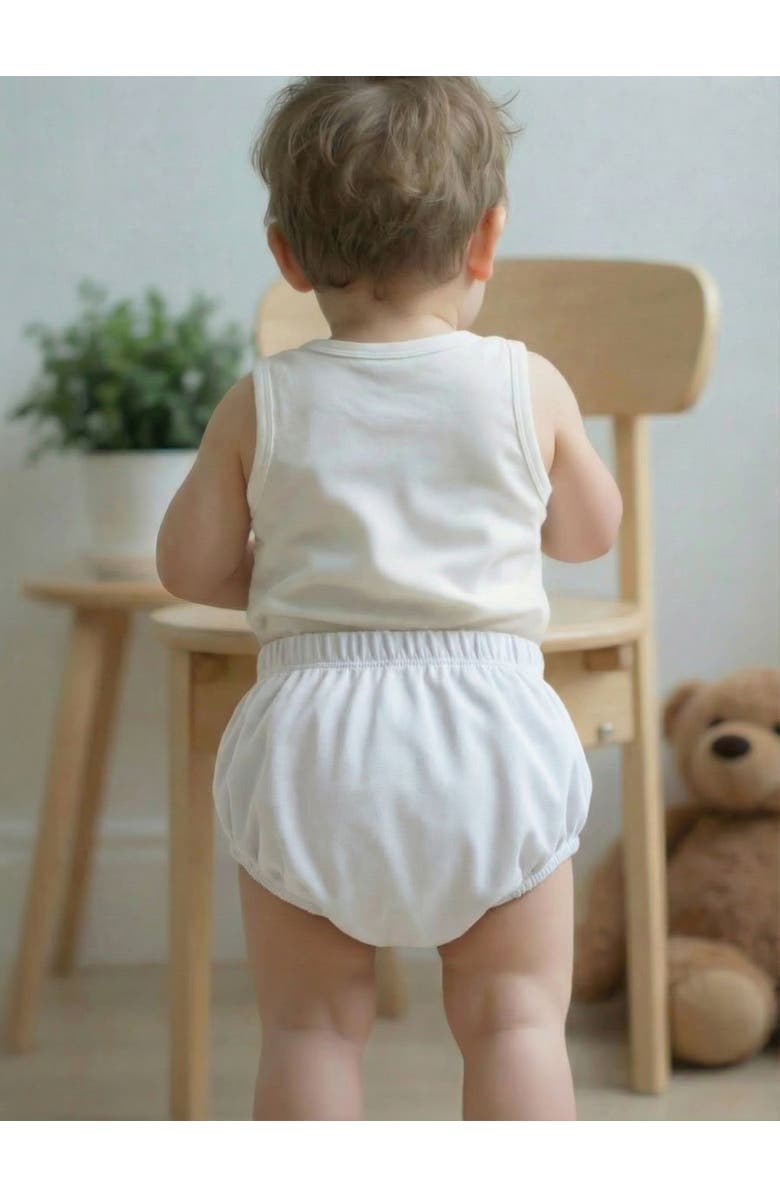 City Threads USA-Made Girls and Boys Soft Organic Cotton Diaper Cover, Alternate, color, Black