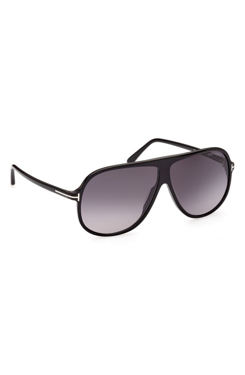 TOM FORD Spencer 62mm Gradient Oversize Pilot Sunglasses, Alternate, color,