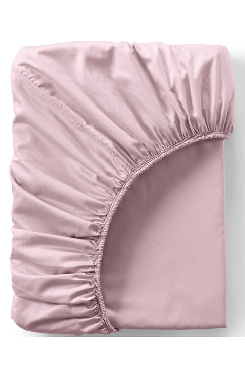 417 Thread Count Premium Supima Cotton No Iron Sateen Fitted Bed Sheet