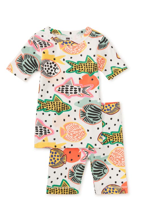 Tea Collection In Your Dreams Pajama Set In Tropical Fish