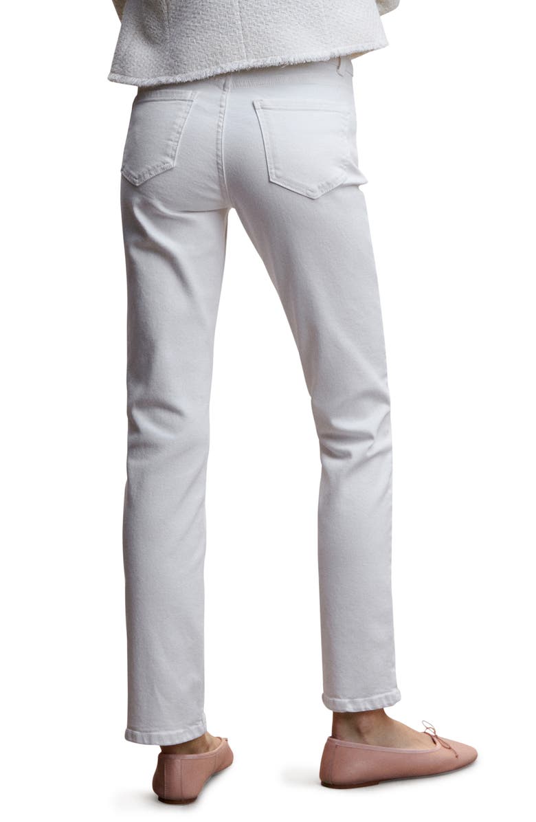 MANGO Medium Comfort Straight Leg Jeans, Alternate, color, 