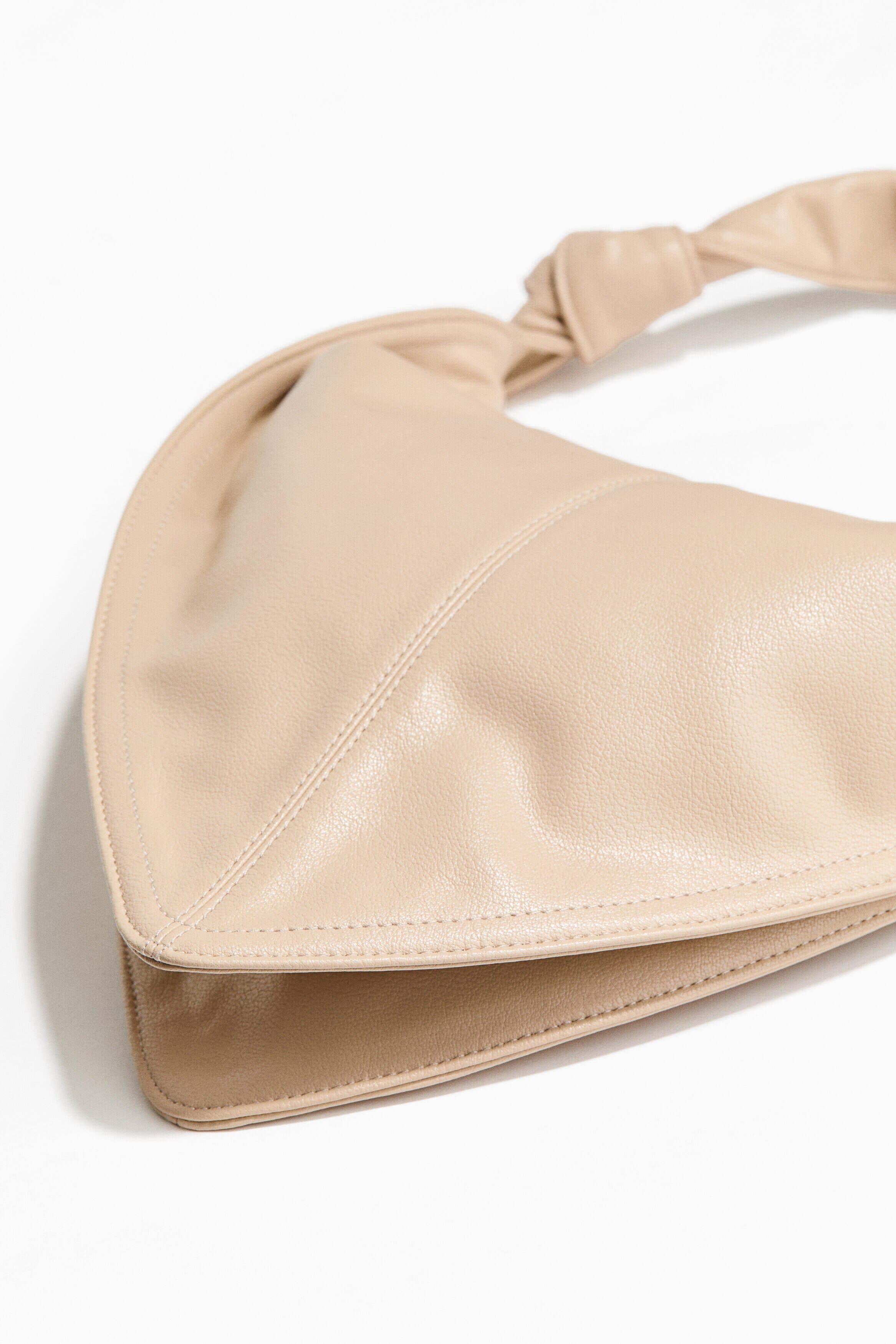 Scarf-look Shoulder Bag, Alternate, color, Light beige