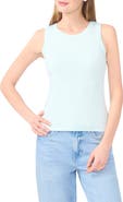 Halogen® Fitted Ribbed Tank Top