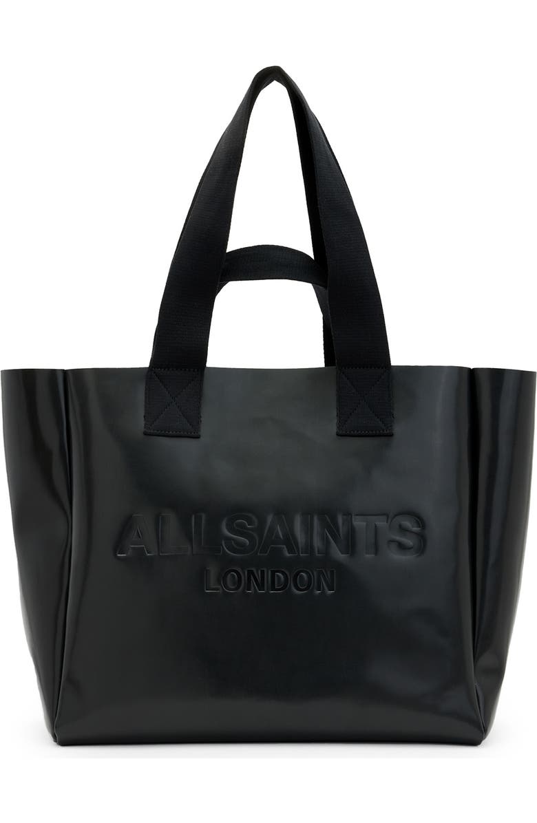 AllSaints Izzy Leather Tote, Main, color,