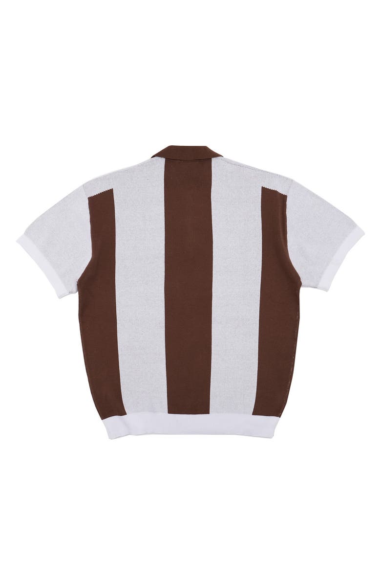 STUDENTS Umpire Stripe Half Zip Polo, Alternate, color,