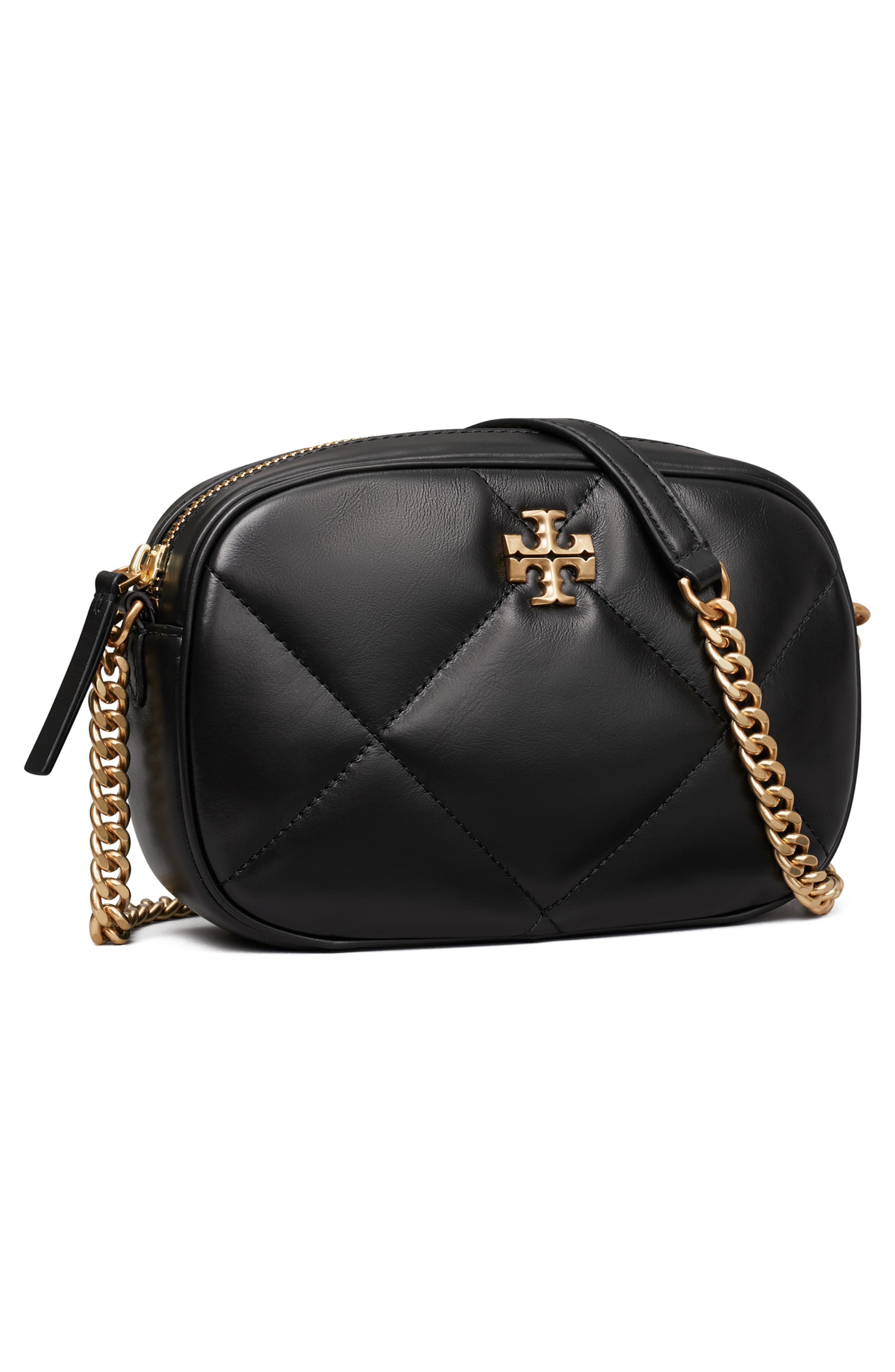 Tory Burch Kira Diamond Quilted Leather Camera Bag, Alternate, color, 