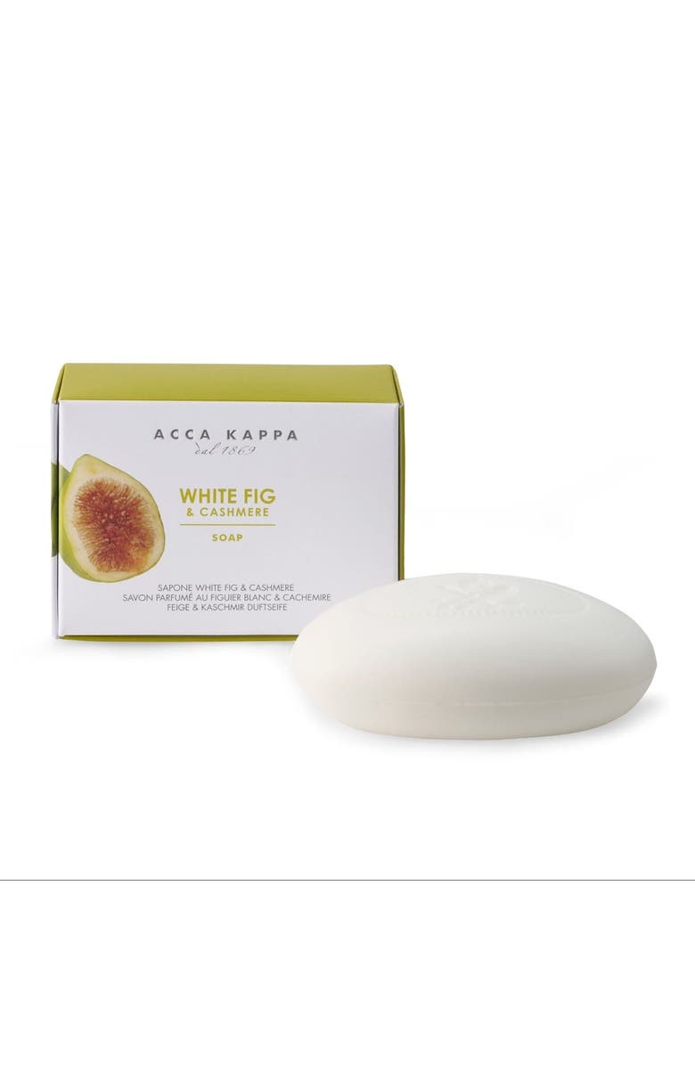 ACCA KAPPA White Fig & Cashmere Soap, Main, color, White
